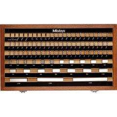 Precision Inch and Metric Rectangular Gage Block Set - Model 516-902-26-81 Pieces - Grade 2(A+) - Steel - Benchmark Tooling