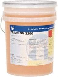 Master Fluid Solutions - Trim OV 2200, 5 Gal Pail Cutting & Grinding Fluid - Straight Oil, For Thread Rolling - Benchmark Tooling