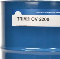 Master Fluid Solutions - Trim OV 2200, 54 Gal Drum Cutting & Grinding Fluid - Straight Oil, For Thread Rolling - Benchmark Tooling