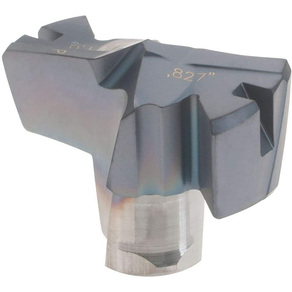 Iscar - Series FCP, 0.827" Diam Grade IC908 Replaceable Drill Tip - Carbide, TiAlN Finish, 21 Seat Size, Through Coolant - Benchmark Tooling