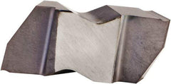 Kennametal - 2012NP K Grade KCU25, 3.68mm Cutting Width Carbide Grooving Insert - 2.79mm Max Depth of Cut, Right Hand, 0.34mm Corner Radius, AlTiN Finish - Benchmark Tooling