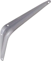 National Mfg. - 100 Lb Capacity, Gray Shelf Brackets - 6" Long x 8" High x 1.667" Wide - Benchmark Tooling