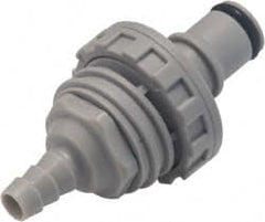 CPC Colder Products - 1/4" Nominal Flow, Male, Nonspill Quick Disconnect Coupling - 120 Max psi, 32 to 160°F, Polypropylene Coupling - Benchmark Tooling