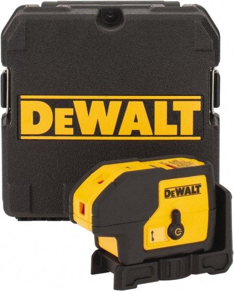 DeWALT - 3 Beam 100' Max Range Self-Leveling Laser - Red Beam, 1/8" at 30' Accuracy, 5" Long x 2-1/4" Wide x 3-3/4" High - Benchmark Tooling