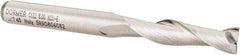 DORMER - 2 Flute Cobalt Roughing & Finishing Square End Mill - Uncoated, Straight Shank, 30° Helix, Centercutting, Extra Long Length - Benchmark Tooling