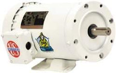 US Motors - 1-1/2 Max hp, 3,600 Max RPM, Single Cap Start-Cap Run Electric AC DC Motor - 115/208-230 V Input, Single Phase, 56HC Frame, 5/8" Shaft Diam, C-Face/Base Mount, TEFC Enclosure - Benchmark Tooling