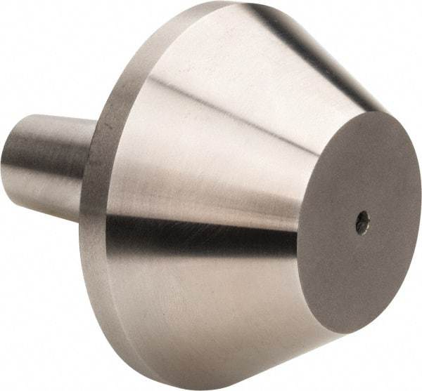 Riten - 5MT Taper, 1-1/2 to 2-3/4" Point Diam, Hardened Tool Steel Lathe Bull Nose Point - 1-5/8" OAL - Benchmark Tooling