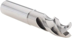 Iscar - 1/2", 3 Flute, Single End, Solid Carbide, 0.03" Corner Radius End Mill - 3" OAL, Right Hand Flute, 3/4" LOC, Right Hand Cut, 1-1/2" Extended Reach - Benchmark Tooling