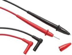 Fluke - Black/Red Electrical Test Equipment Leads - Use with Electrical Test Equipment with 4mm Adapters - Benchmark Tooling