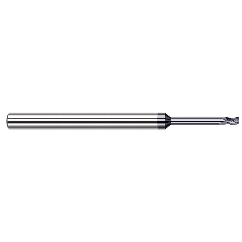 Harvey Tool - 3/64" Diam 3 Flute Solid Carbide 0.005" Corner Radius - Exact Industrial Supply