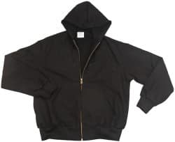 PRO-SAFE - Size XL General Purpose Jacket - Black, Cotton, Zipper Closure - Benchmark Tooling