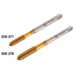 Iscar - M2.3x0.40 Metric Coarse 6HX Thread Forming Tap - High Speed Steel, 45mm OAL, 8mm Thread Length, Right Hand Thread, Series TP11 - Benchmark Tooling