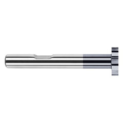 ‎1.5000″ (1-1/2″) Cutter Diameter × 0.2500″ (1/4″) Width Carbide Square Large Diameter Standard Keyseat Cutter, 16 Flutes, AlTiN Coated - Exact Industrial Supply