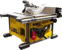 DeWALT - 8-1/4" Blade Diam, Table Saw - 5,800 RPM, 19-1/16" Table Depth x 19-1/16" Table Width, 60 Volts, 5/8" Arbor - Benchmark Tooling