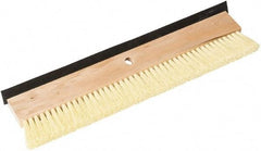 SEYMOUR-MIDWEST - Polypropylene Surface Preparation Coating Brush - 5" Wide, Wood Block, Tapered or Threaded Handle - Benchmark Tooling