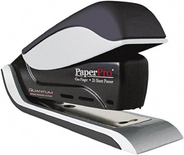 PaperPro - 25 Sheet Half Strip Stapler - Black/Silver - Benchmark Tooling