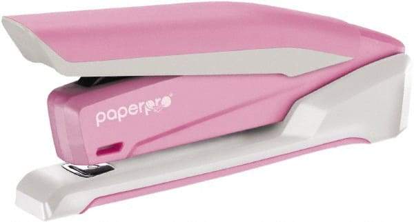 PaperPro - 20 Sheet Long Reach Stapler - Pink & White - Benchmark Tooling