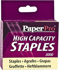 PaperPro - 3/8" Leg Length, Steel High Capacity Staples - 65 Sheet Capacity, For Use with PaperPros 1200 & 1210 - Benchmark Tooling