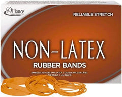 Alliance - 4" Circumference, 1/4" Wide, Light-Duty Band Rubber Band Strapping - 380 Pieces - Benchmark Tooling