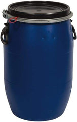 SEYMOUR-MIDWEST - 15 Gal, Polypropylene Round Blue Bucket/Pail - Handle & Lid Included - Benchmark Tooling