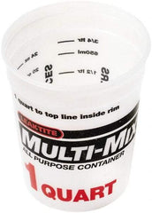 SEYMOUR-MIDWEST - 1 Qt, Plastic Round White Bucket & Pail Kit - Benchmark Tooling