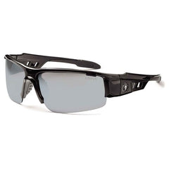 DAGR Silver Mirror Lens Black Safety Glasses - Benchmark Tooling