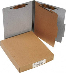 ACCO - 11 x 8 1/2", Letter Size, Gray, File Folders with Top Tab - Right of Center Tab Cut Location - Benchmark Tooling