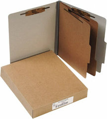 ACCO - 11 x 8 1/2", Letter Size, Gray, File Folders with Top Tab - Right of Center Tab Cut Location - Benchmark Tooling