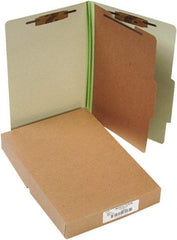 ACCO - 14 x 8 1/2", Legal, Leaf Green, File Folders with Top Tab - Right of Center Tab Cut Location - Benchmark Tooling