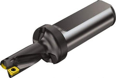 Sandvik Coromant - 95mm Max Drill Depth, 2xD, 45mm Diam, Indexable Insert Drill - 2 Inserts, 40mm Shank Diam, Flange Shank - Benchmark Tooling