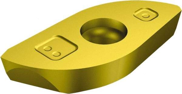 Sandvik Coromant - R2162504 E-M Grade 2040 Carbide Milling Insert - TiCN/Al2O3/TiN Finish, 4.76mm Thick - Benchmark Tooling