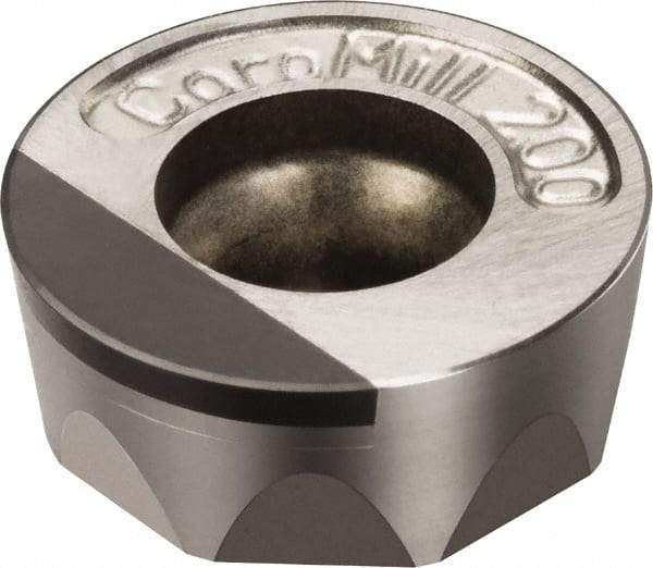 Sandvik Coromant - RCHT1204M0 PO Grade CB50 CBN Milling Insert - Uncoated, 3/16" Thick, 12mm Inscribed Circle, 6mm Corner Radius - Benchmark Tooling
