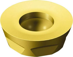 Sandvik Coromant - R3002570 PL Grade S40T Carbide Milling Insert - TiCN/Al2O3/TiN Finish, 7.94mm Thick, 1" Inscribed Circle, 1/2" Corner Radius - Benchmark Tooling