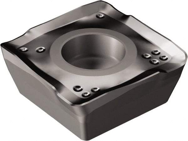 Sandvik Coromant - 490R08T312 KM Grade 3040 Carbide Milling Insert - TiCN/Al2O3 Finish, 3.3mm Thick, 8.5mm Inscribed Circle - Benchmark Tooling