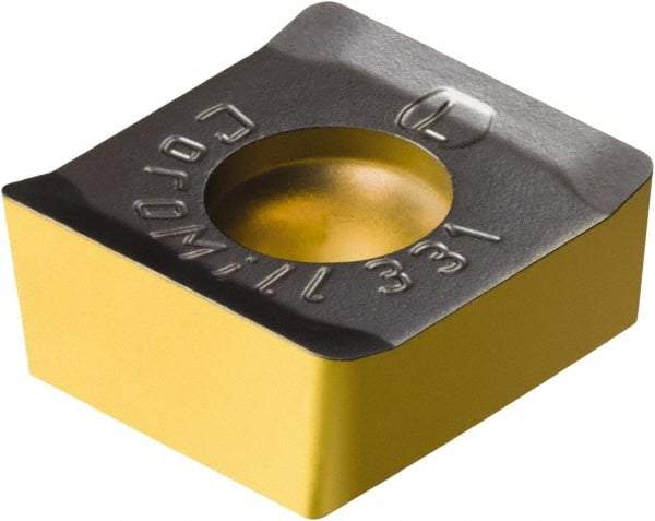 Sandvik Coromant - N331.1A04 PL Grade 4330 Carbide Milling Insert - TiCN/Al2O3/TiN Coated, 3.5mm Thick - Benchmark Tooling