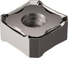 Sandvik Coromant - 345R1305 PH Grade 3040 Carbide Milling Insert - TiCN/Al2O3 Finish, 5.56mm Thick, 13mm Inscribed Circle, 0.8mm Corner Radius - Benchmark Tooling