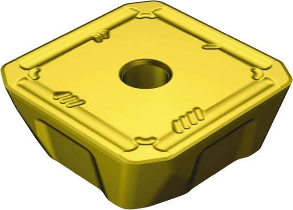 Sandvik Coromant - 360L2807 MH Grade 2040 Carbide Milling Insert - TiCN/Al2O3/TiN Finish, 7.94mm Thick, 28.47mm Inscribed Circle, 1.7mm Corner Radius - Benchmark Tooling