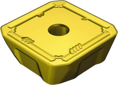 Sandvik Coromant - 360L2807 MH Grade 2040 Carbide Milling Insert - TiCN/Al2O3/TiN Finish, 7.94mm Thick, 28.47mm Inscribed Circle, 1.7mm Corner Radius - Benchmark Tooling