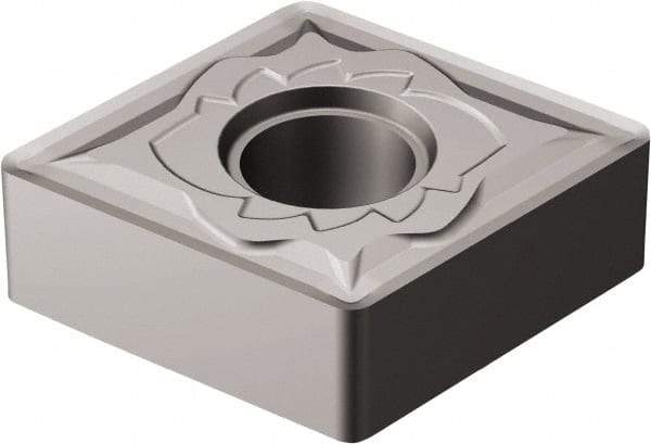 Sandvik Coromant - CNMG644 SMR Grade H13A Carbide Turning Insert - Uncoated, 80° Diamond, 3/4" Inscr Circle, 1/4" Thick, 1/16" Corner Radius - Benchmark Tooling