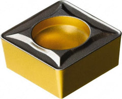 Sandvik Coromant - SCMT32.52 UR Grade 4335 Carbide Turning Insert - TiCN/AI2O3/TiN Finish, 90° Square, 3/8" Inscr Circle, 5/32" Thick, 1/32" Corner Radius - Benchmark Tooling