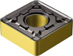 Sandvik Coromant - SNMG433 PR Grade 4305 Carbide Turning Insert - TiCN/Al2O3/TiN Finish, 90° Square, 1/2" Inscr Circle, 3/16" Thick, 3/64" Corner Radius - Benchmark Tooling