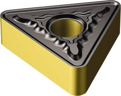 Sandvik Coromant - TNMG544 MR Grade 4335 Carbide Turning Insert - TiCN/AI2O3/TiN Finish, 60° Triangle, 5/8" Inscr Circle, 1/4" Thick, 1/16" Corner Radius - Benchmark Tooling