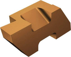 Sandvik Coromant - 4TLG Grade 1125, 1/8" Cutting Width Carbide Grooving Insert - 3.81mm Max Depth of Cut, Right Hand, 0.19mm Corner Radius, TiCrAlN/TiAlN Finish - Benchmark Tooling