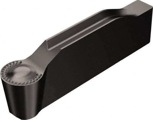 Sandvik Coromant - 0600N123 Grade 1105, 6mm Cutting Width Carbide Grooving Insert - 2.8mm Max Depth of Cut, Neutral, 3mm Corner Radius, TiAlN2 Finish - Benchmark Tooling