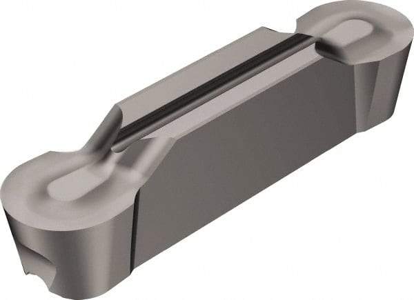Sandvik Coromant - J2N123x2 AM 6mm Cutting Width Carbide Grooving Insert - 22.2mm Max Depth of Cut, Neutral, 3mm Corner Radius, Uncoated - Benchmark Tooling