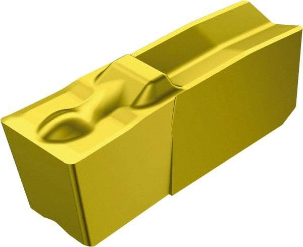 Sandvik Coromant - 09725N151.3 4G Grade 235, 2.46mm Cutting Width Carbide Grooving Insert - Neutral, 0.33mm Corner Radius, TiCN/TiN Finish - Benchmark Tooling