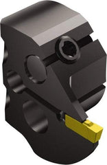 Sandvik Coromant - 570-xxR/L151.3 Insert, 14mm Head Length, Modular Grooving Cutting Unit Head - Left Hand Cut, System Size 32, Through Coolant, Series T-Max Q-Cut - Benchmark Tooling
