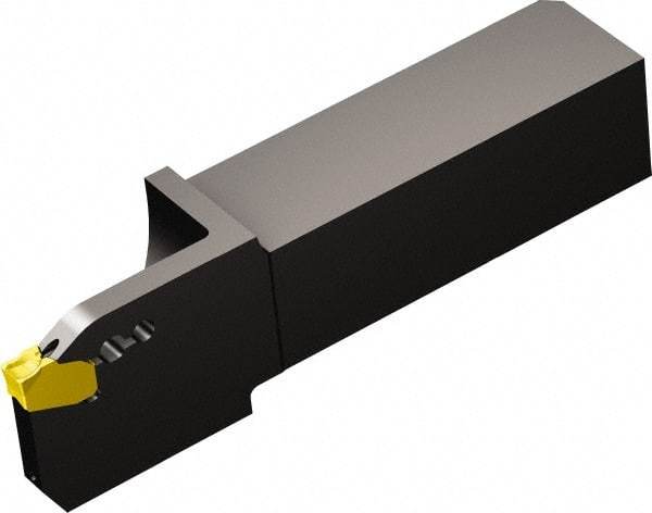 Sandvik Coromant - QSQD, External, Left Hand, 1" Max Depth of Cut, Indexable Grooving Tool Holder - QD-NF-0250-0002-CM Insert Compatibility, 3/4" Shank Height, 3/4" Shank Width, 3.7795" OAL, Through Coolant - Benchmark Tooling