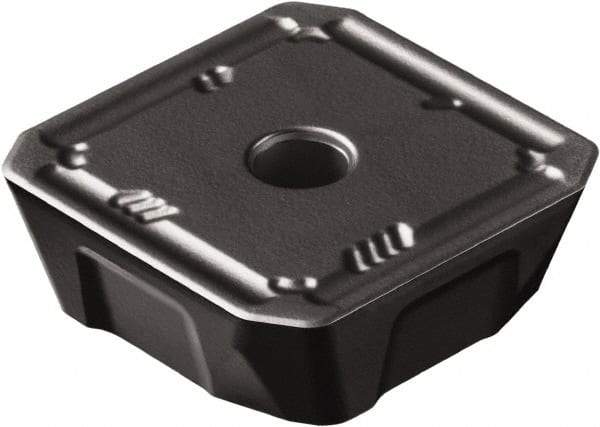 Sandvik Coromant - 360L2807 KH Grade 3040 Carbide Milling Insert - TiCN/Al2O3 Finish, 7.94mm Thick, 28.47mm Inscribed Circle, 1.7mm Corner Radius - Benchmark Tooling