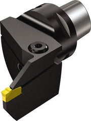 Sandvik Coromant - Cx-R/LF151.23 Insert, 60mm Head Length, Modular Grooving Cutting Unit Head - Left Hand Cut, System Size C4, Through Coolant, Series T-Max Q-Cut - Benchmark Tooling
